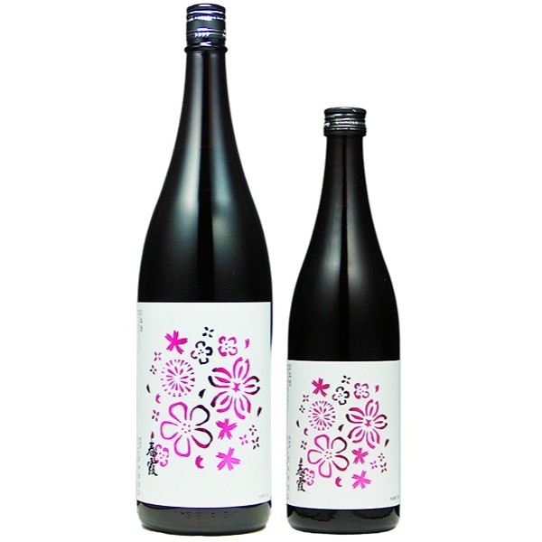 春霞 花ラベル 純米酒 1800ml / 720ml [季節限定]　