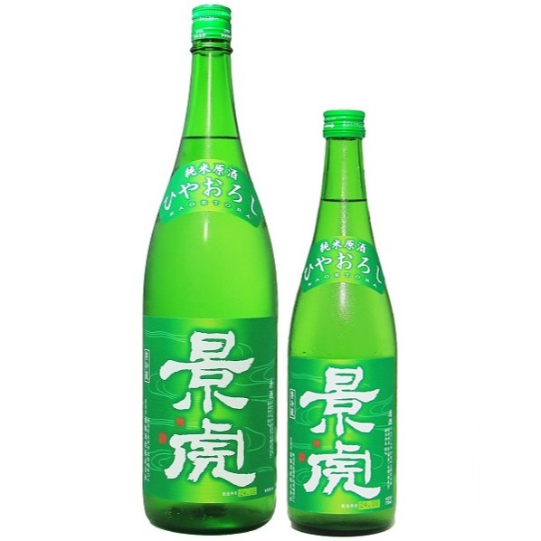 越乃景虎 ひやおろし 純米原酒 生詰 1800ml / 720ml [季節限定]　