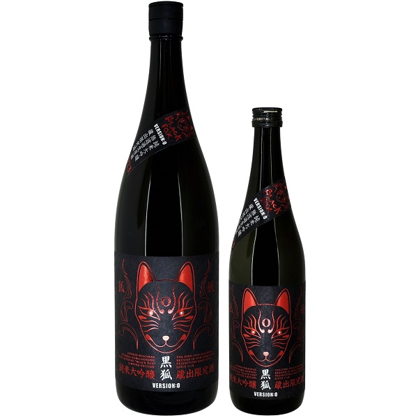 栄光冨士 純米大吟醸 無濾過生原酒 黒狐 1800ml / 720ml [季節限定]　