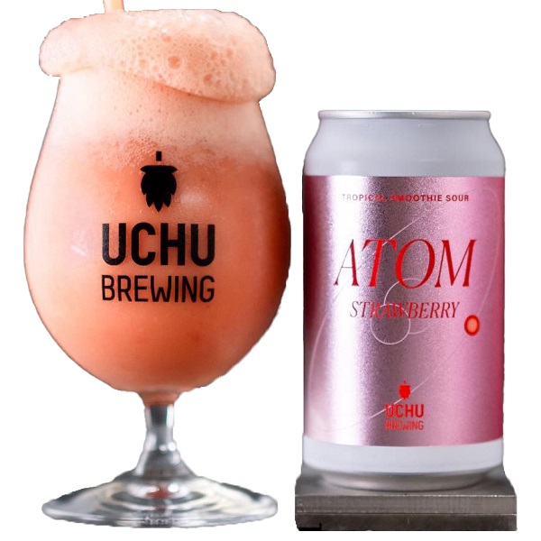 うちゅうビール ATOM STRAWBERRY 350ml [不定期入荷]　