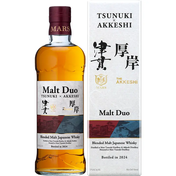 MARS WHISKY Malt DuoTSUNUKI×AKKESHI 津貫×厚岸 700ml [1度限り]