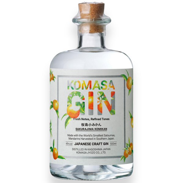KOMASA GIN -桜島小みかん- 500ml ※25/10価格改定