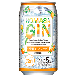 KOMASA GIN -桜島小みかん-　ジンソーダ 350ml [不定期入荷]　