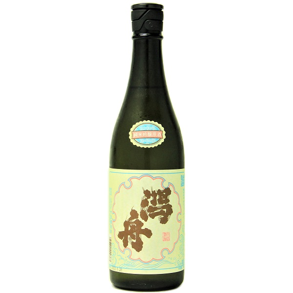 潟舟 純米吟醸原酒 髭文字ラベル 720ml [季節限定]