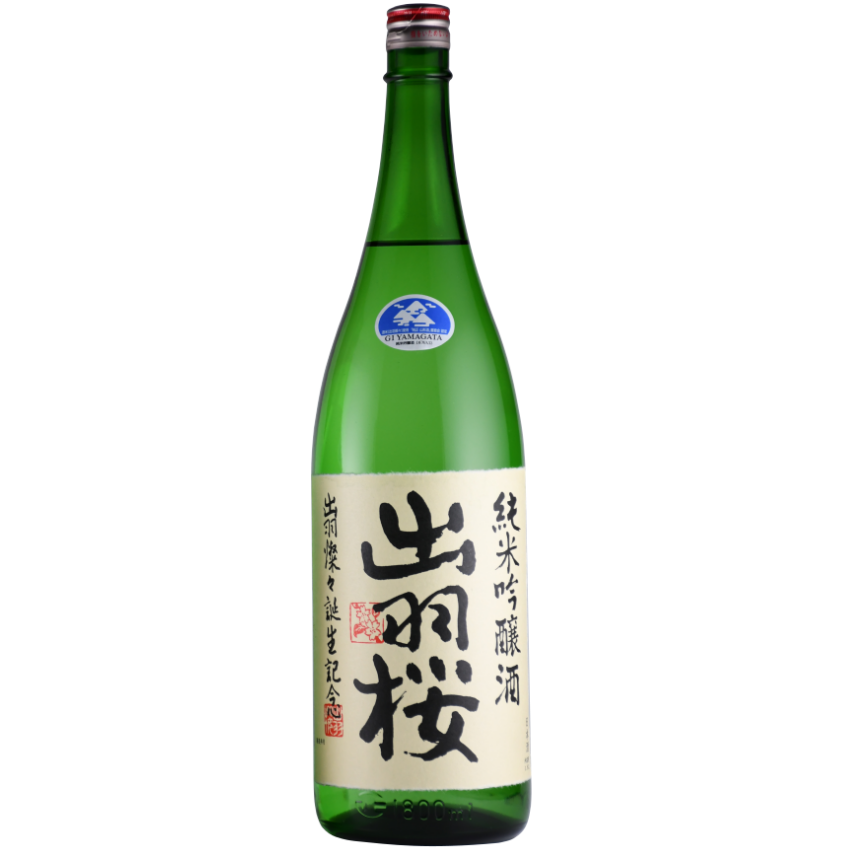 出羽桜 出羽燦々誕生記念 純米吟醸酒 本生 1800ml　※25/7価格改定