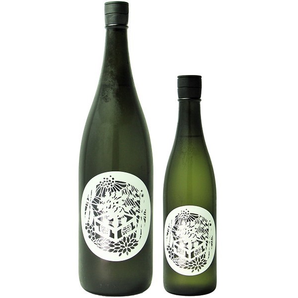 繁桝 純米吟醸 切り絵ラベル 火入れ 1800ml / 720ml [不定期入荷]　※25/11価格改定