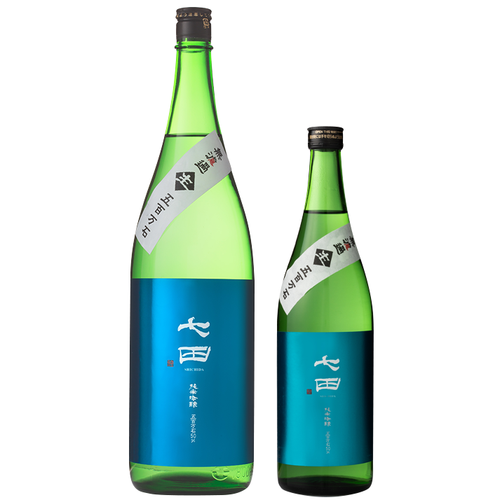 七田 純米吟醸 五百万石50 無濾過生 1800ml / 720ml [季節限定]　