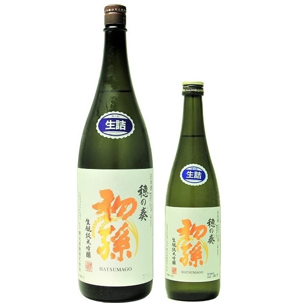 初孫 純米吟醸 生詰 穂の奏 1800ml / 720ml [季節限定]　