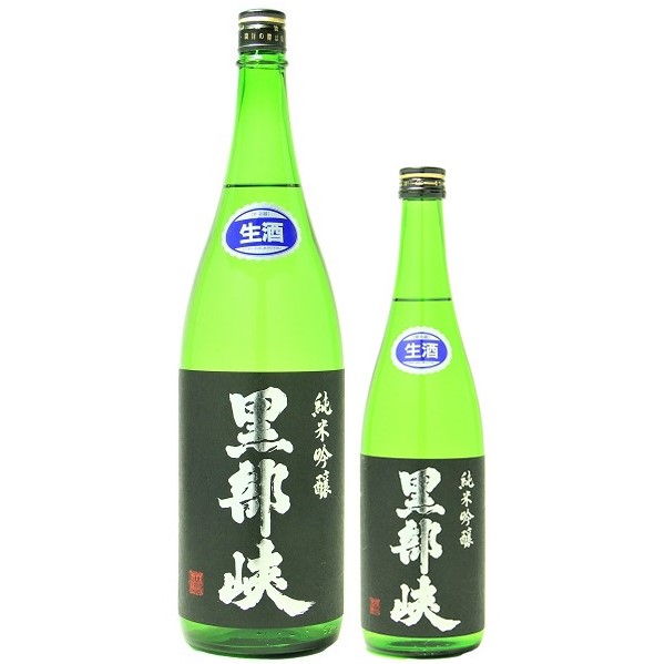 黒部峡 純米吟醸 富の香 新酒 生 1800ml / 720ml [季節限定]　