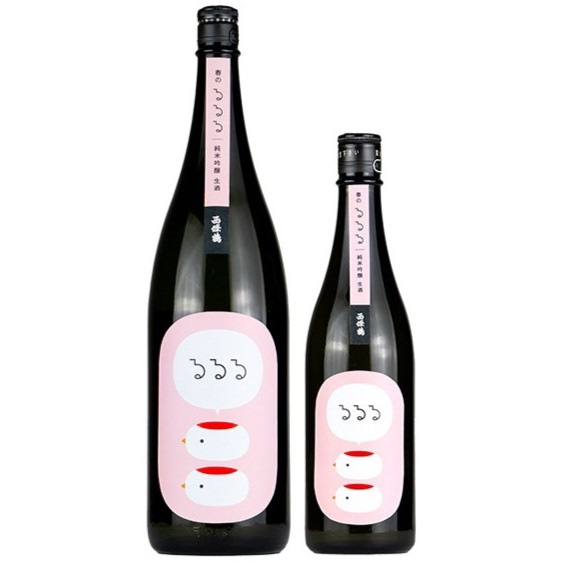 西條鶴 春のるるる 純米吟醸 生 1800ml / 720ml [季節限定]　