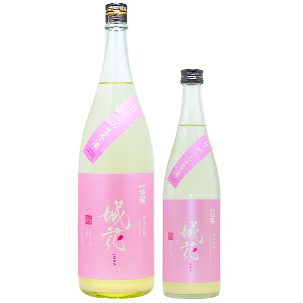 黒松仙醸 純米吟醸 城花 おりがらみ生原酒 1800ml / 720ml [季節限定]　