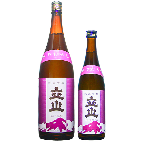 立山 純米吟醸 ひやおろし 1800ml / 720ml [季節限定]　