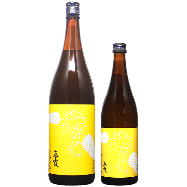 春霞 栗ラベル・黄 山田錦 純米吟醸 1800ml / 720ml [季節限定]　