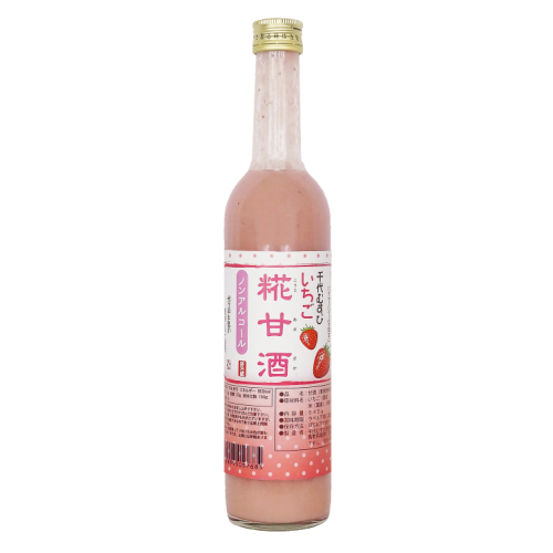 千代むすび 糀甘酒 いちご 545ml [季節限定]　