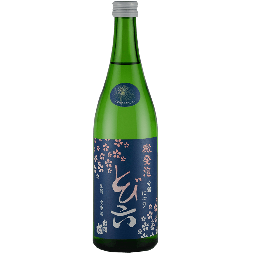 出羽桜 微発泡 吟醸にごり とび六 本生 720ml [季節限定]　