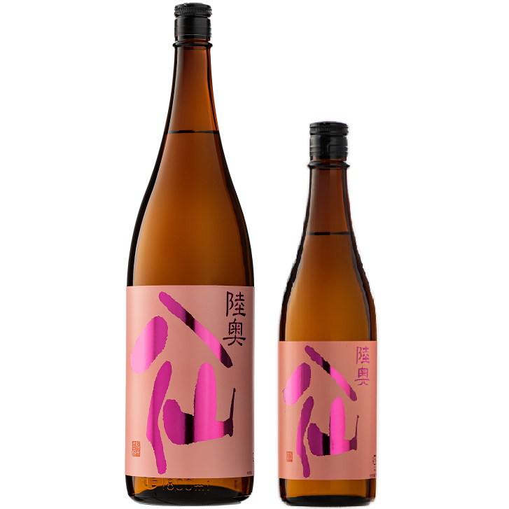 陸奥八仙 ピンクラベル 吟醸 火入 1800ml / 720ml [不定期入荷]　※25/11価格改定