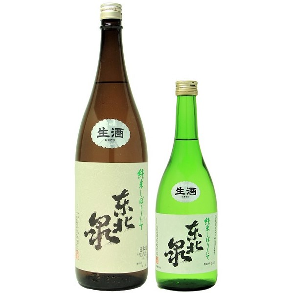 東北泉 新酒 純米 しぼりたて 1800ml / 720ml [季節限定]　