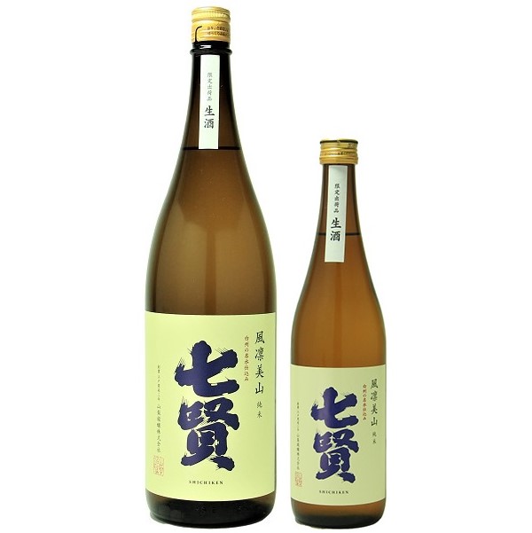 七賢 風凛美山 生 純米酒 1800ml / 720ml [季節限定]　