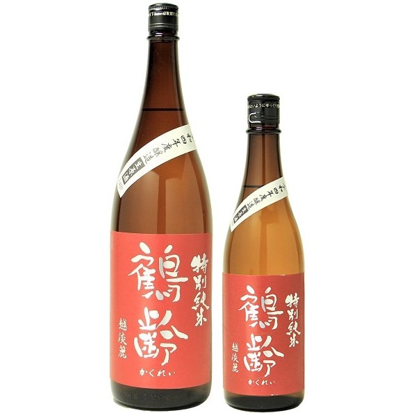 鶴齢 特別純米 越淡麗55% 生原酒 1800ml / 720ml [季節限定]　
