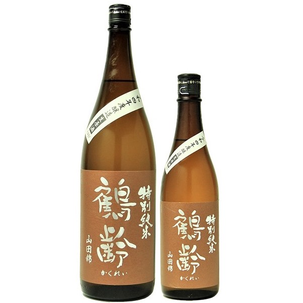 鶴齢 特別純米 山田錦55% 生原酒 1800ml / 720ml [季節限定]　