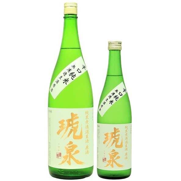 琥泉 辛口純米 無濾過生原酒 1800ml / 720ml [季節限定]　