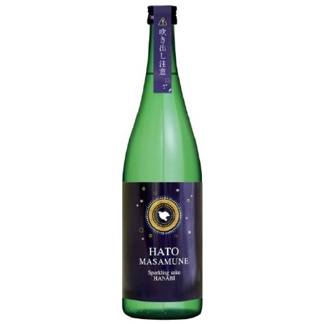 鳩正宗 瓶内二次発酵型 発泡純米酒 花火 本生 720ml [季節限定]　