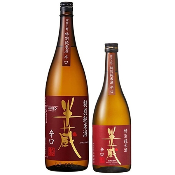 半蔵 特別純米酒 辛口 1800ml / 720ml [不定期入荷]　※25/10価格改定
