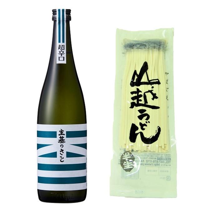 【香川県ペアリングセット】 讃岐うどん × 主基のさと 超辛口 720ml [不定期入荷]　