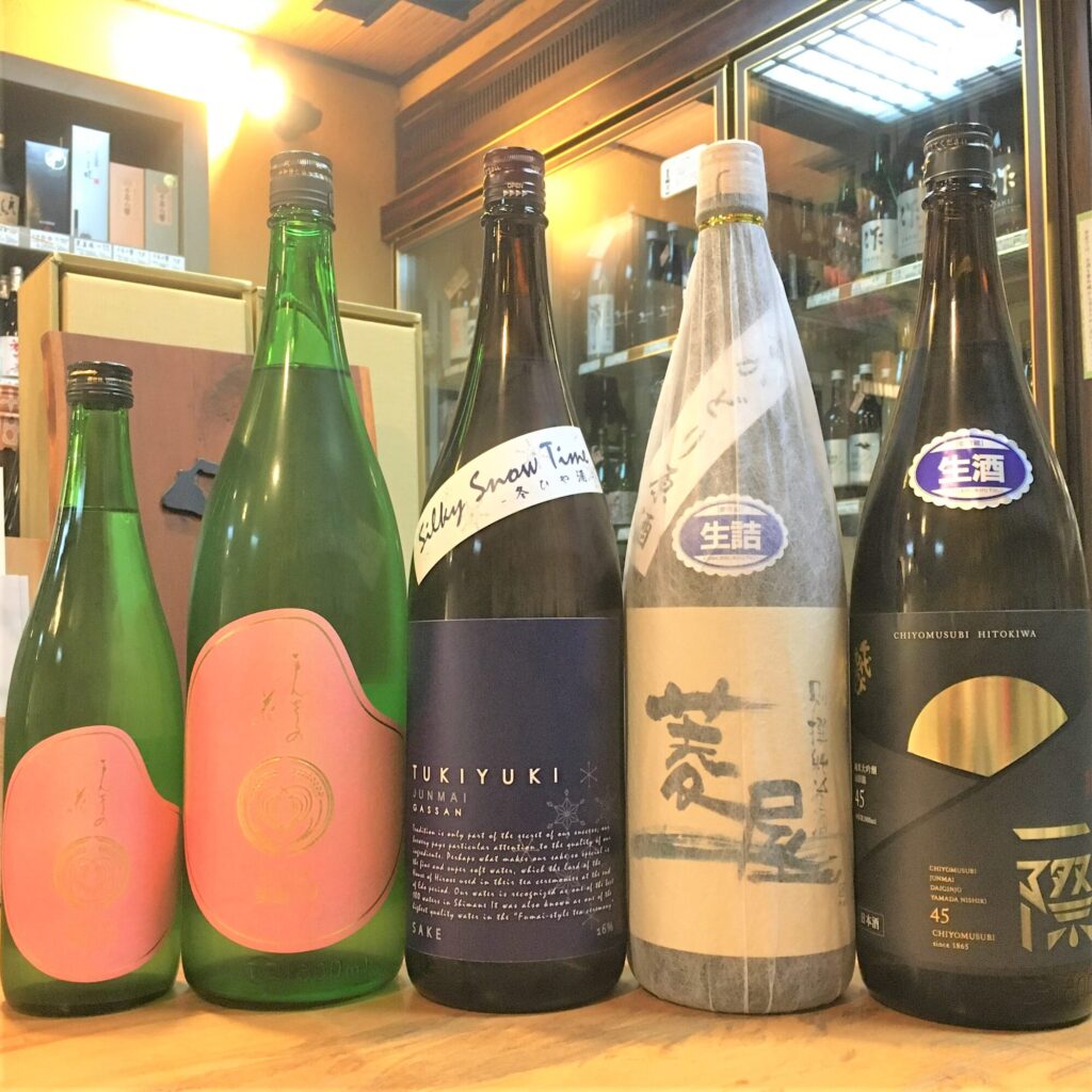 「まんさくの花 愛山」、「月山 TUKIYUKI」が入荷！、完売していた「一際 生原酒」、「菱屋 生詰原酒」は再入荷です！