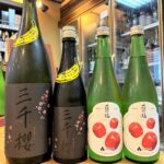 くだものがテーマの日本酒「三千櫻 完熟バナナ酵母」、「萩の鶴 アップルソーダ」入荷です！