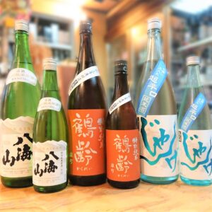 新潟県からも夏の便り！「八海山 特別純米原酒」「鶴齢 雄町」「想天坊 じゃんげ」入荷です！