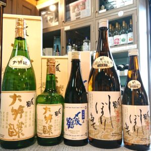 〆張鶴さんの特別な日本酒「金」「盞」「しぼりたて生原酒」が到着です！