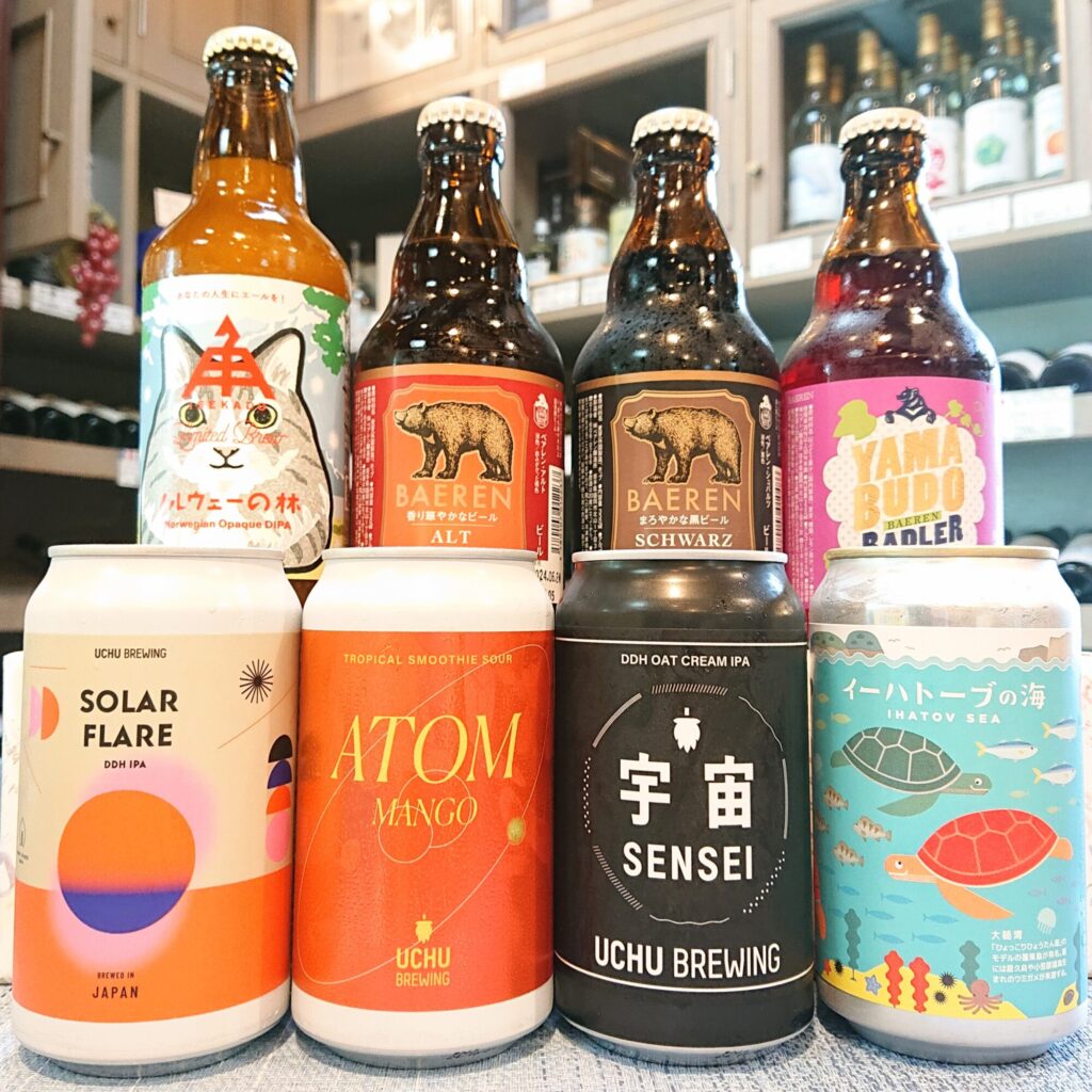 お盆休みにクラフトビール！「うちゅうビール」「ベアレン醸造所」「伊勢角屋麦酒」到着しています！