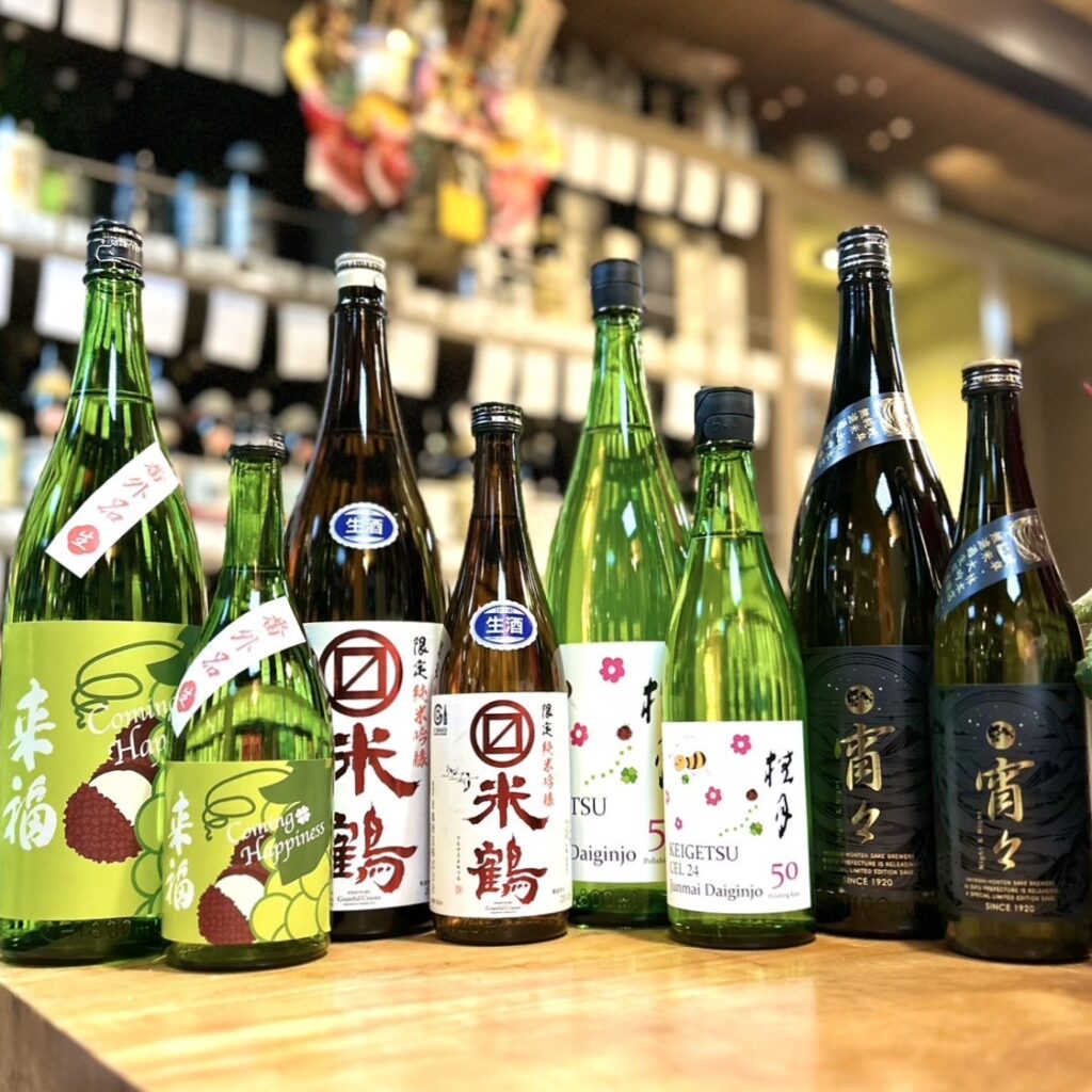 ふわっと華やかな旨さ！「来福 番外品」「マルマス米鶴 赤生」「桂月 春酒」「林本店 宵々」のご紹介！