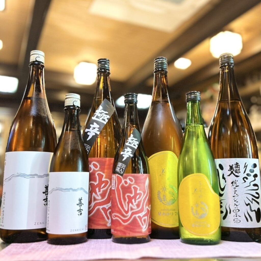 落ち着いた飲み口、春の火入れ酒!「善吉 純米酒」「じゃんげ 極辛」「まんさくの花 星あかり」「南部美人 雄三スペシャルの日本酒」のご紹介!