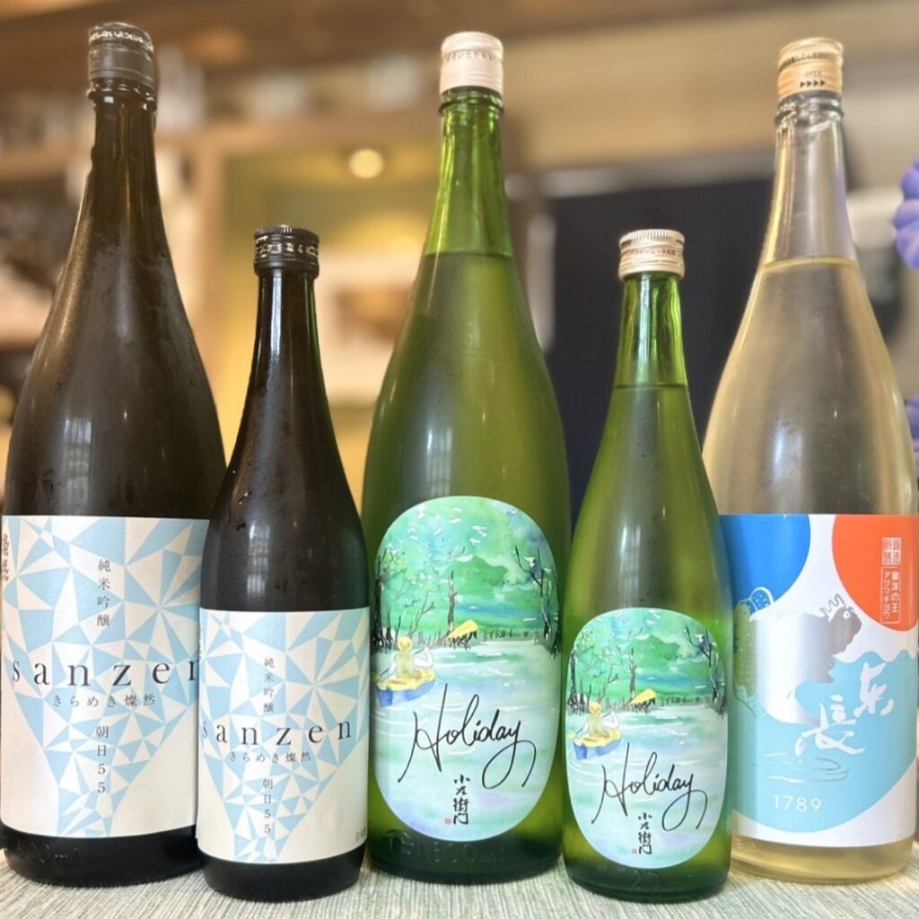 やさしい甘さの夏の酒！「きらめき燦然 朝日55」「小左衛門 カヤック」「東長 むつごろうさん なつ」のご紹介！