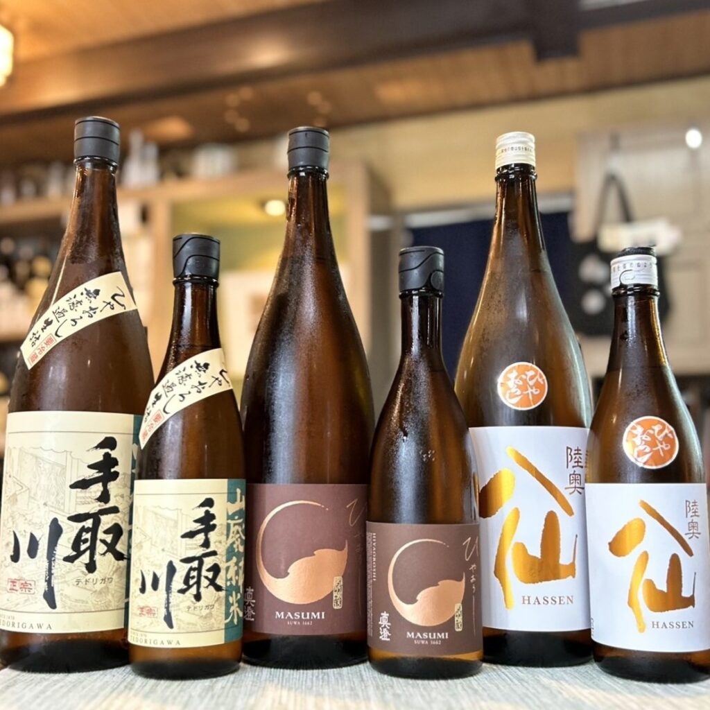毎年人気のひやおろし!「手取川 ひやおろし」「真澄 ひやおろし」「陸奥八仙 ひやおろし」のご紹介!