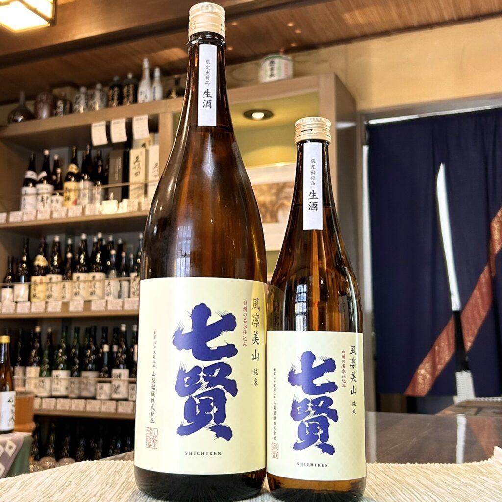 山梨 七賢 風凛美山 生 純米酒