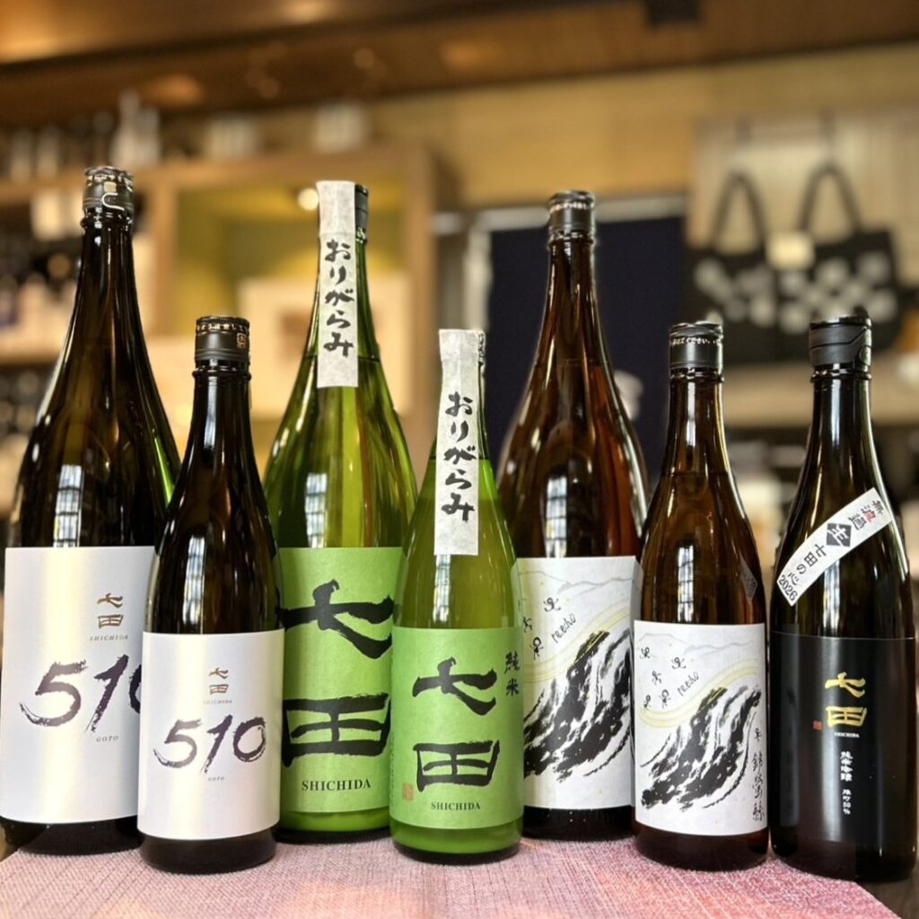 佐賀県の七田さんから続々入荷！「純米吟醸 510」「おりがらみ 生」「錦螢 絲(きんけい いと)」「純米吟醸 雄町50 生」のご紹介！