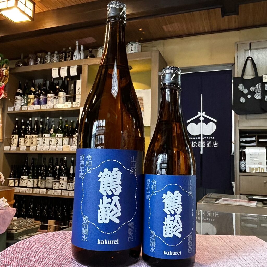 新潟 鶴齢(かくれい)風味絶佳 濃藍色