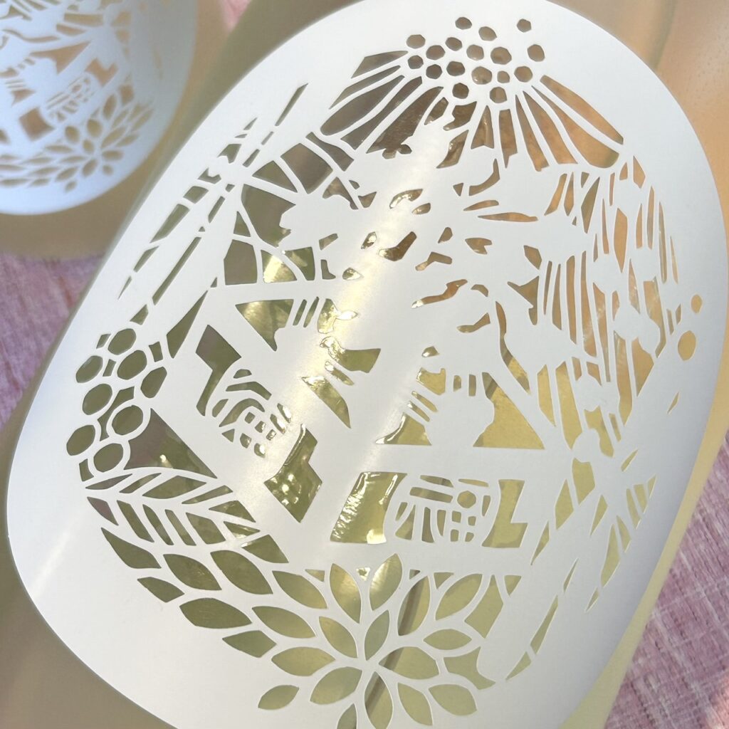 福岡 繁桝（しげます）純米吟醸 切り絵ラベル 生々