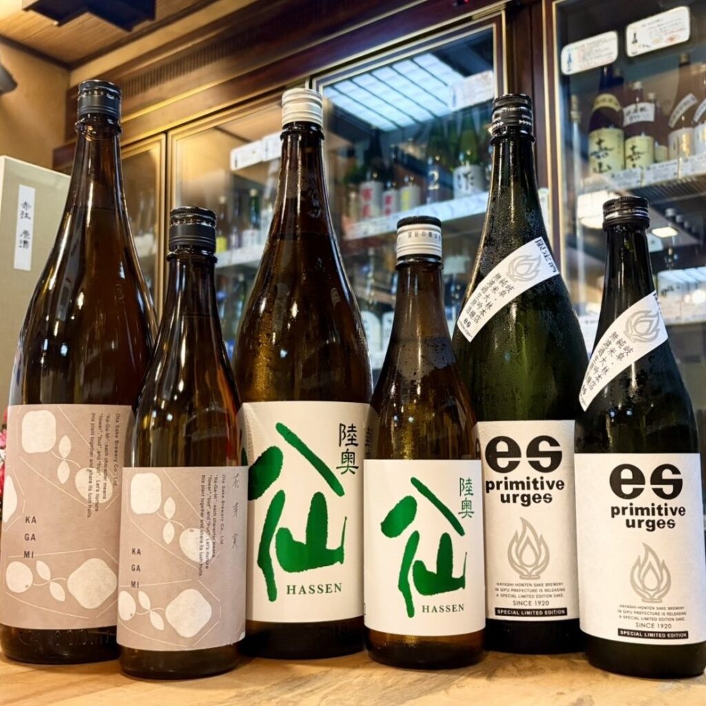 秋酒のご紹介スタート！「花芽実 Dawn Dew」「陸奥八仙 緑ラベル」「林本店 es」のご紹介！