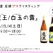 店頭プチテイスティング 魔王/白玉の露